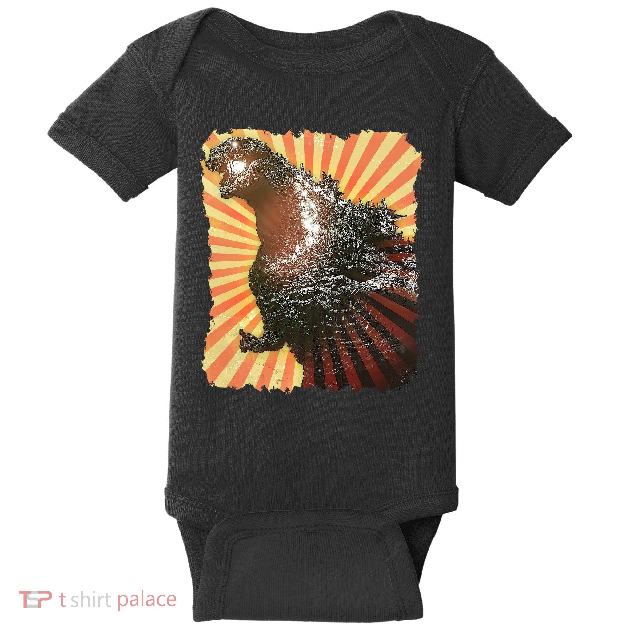 Vintage Japanese Kaiju Monster Baby Bodysuit