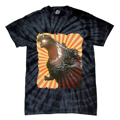Vintage Japanese Kaiju Monster Tie-Dye T-Shirt