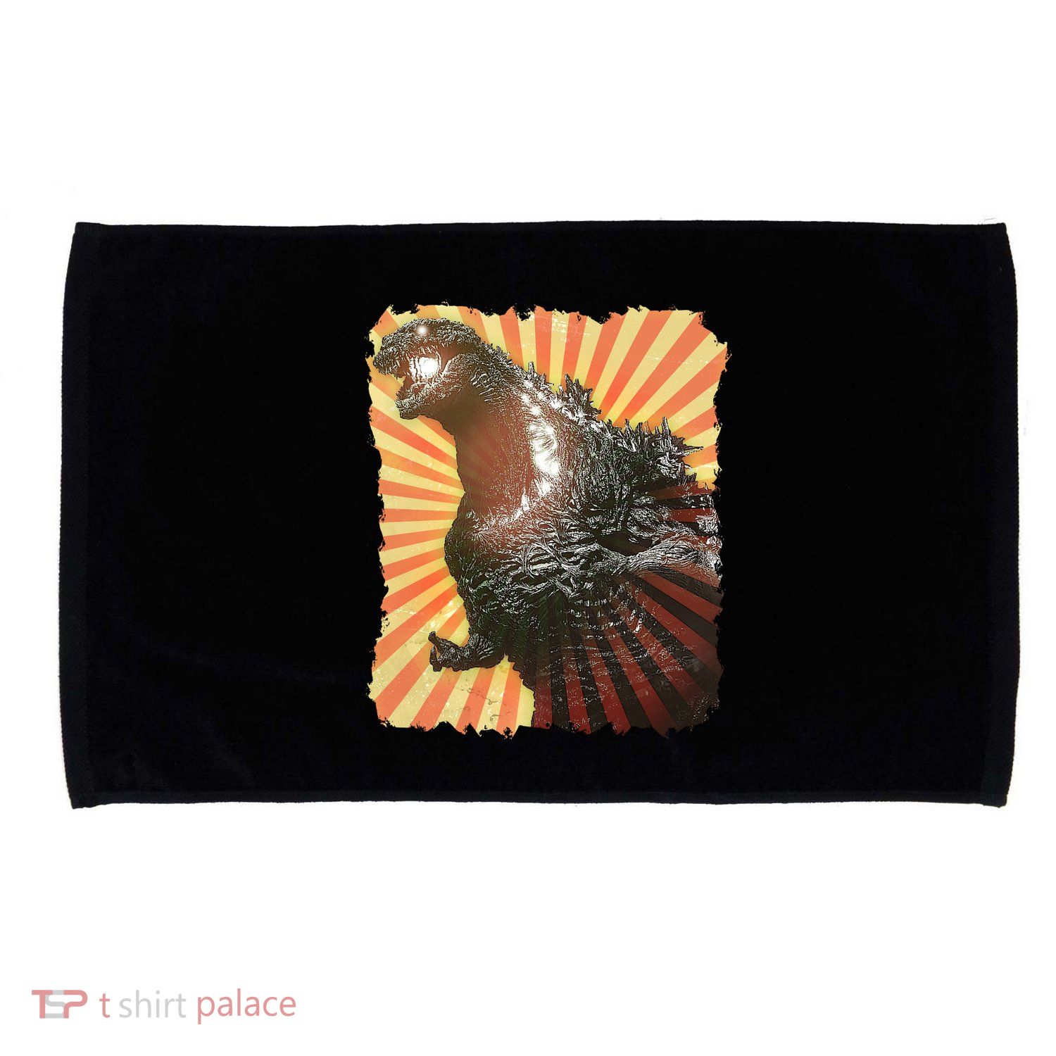 Vintage Japanese Kaiju Monster Microfiber Hand Towel