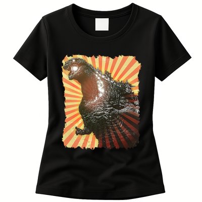 Vintage Japanese Kaiju Monster Womens T-Shirt
