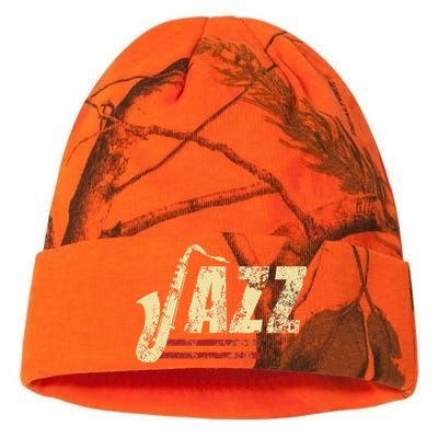 Vintage Jazz Lovers Music Band Player Saxophone Kati Licensed 12" Camo Beanie