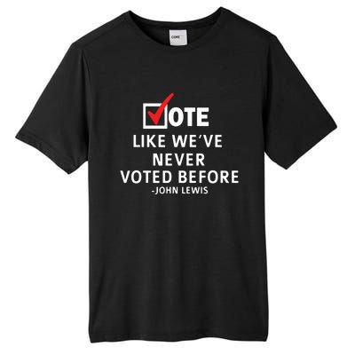 Vote John Lewis Quote Civil Rights Icon Lewis Quote Tee Tall Fusion ChromaSoft Performance T-Shirt