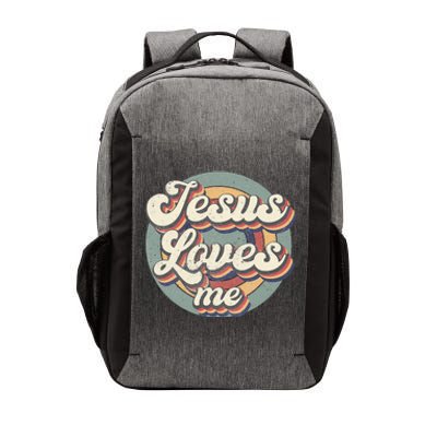 Vintage Jesus Loves Me God Christian Believers Lover Vector Backpack