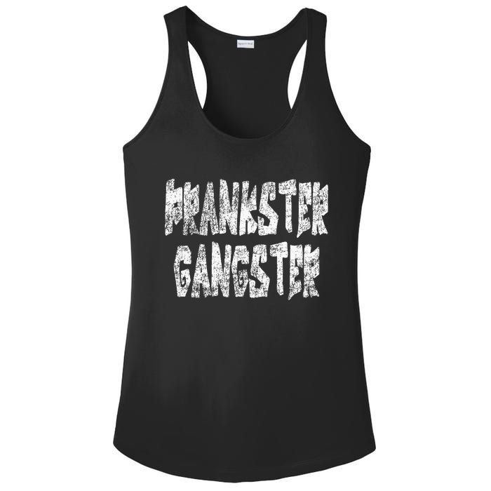 Vintage Joke Lover Prank Artist Design Prankster Gangster Ladies PosiCharge Competitor Racerback Tank