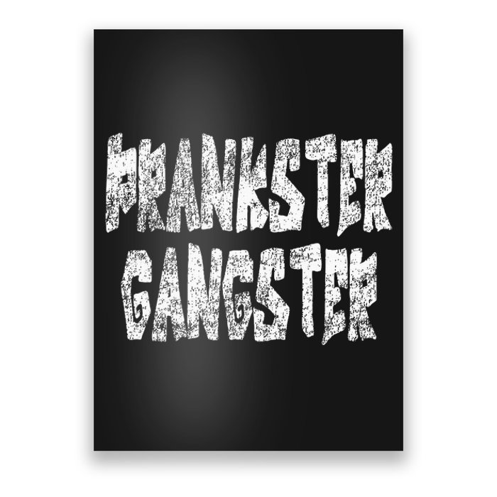 Vintage Joke Lover Prank Artist Design Prankster Gangster Poster