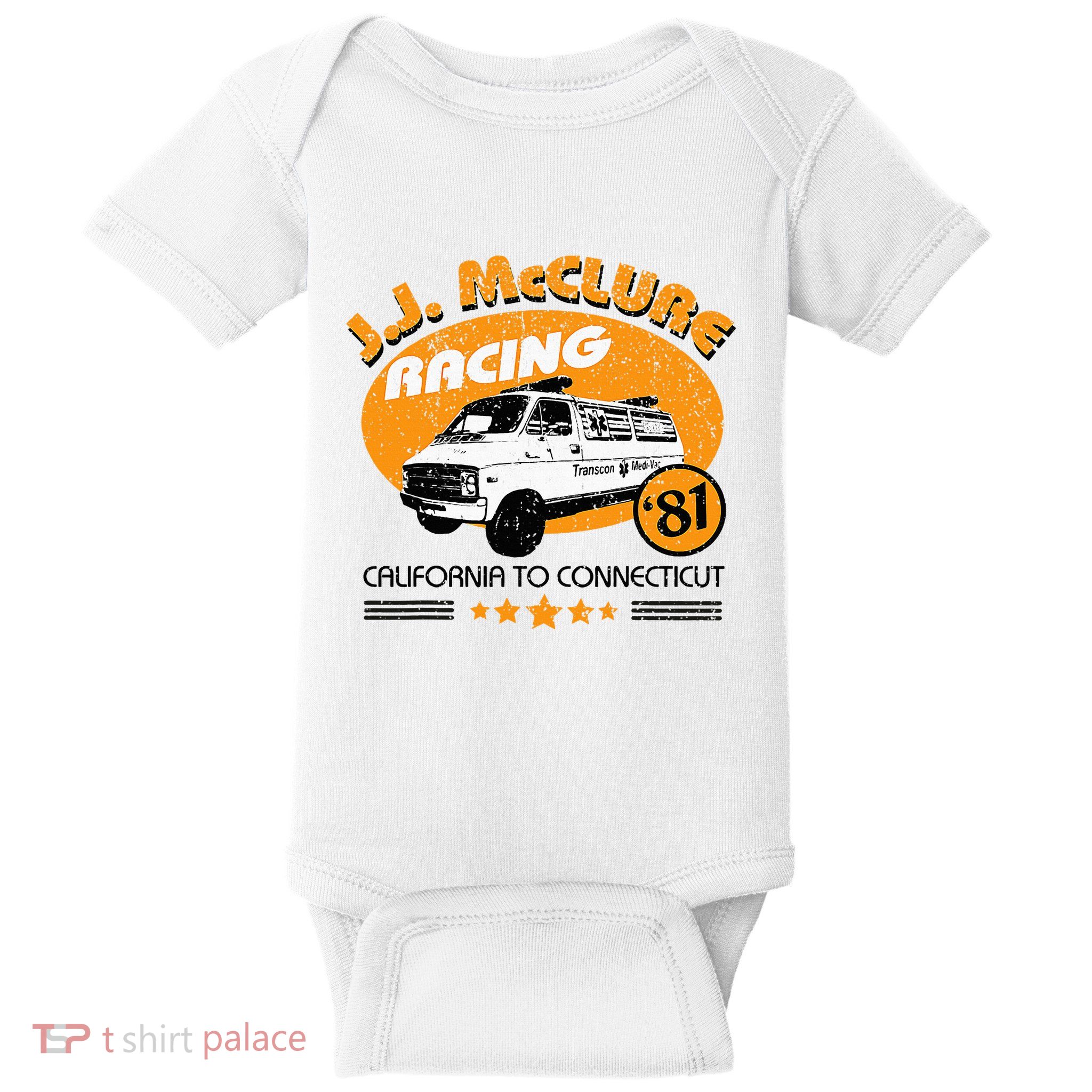 Vintage Jj Mcclure Racing V2 Baby Bodysuit