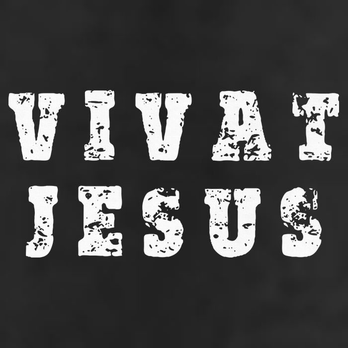 Vivat Jesus May Jesus Live Distressed Design 11oz C Handle Ceramic Mug