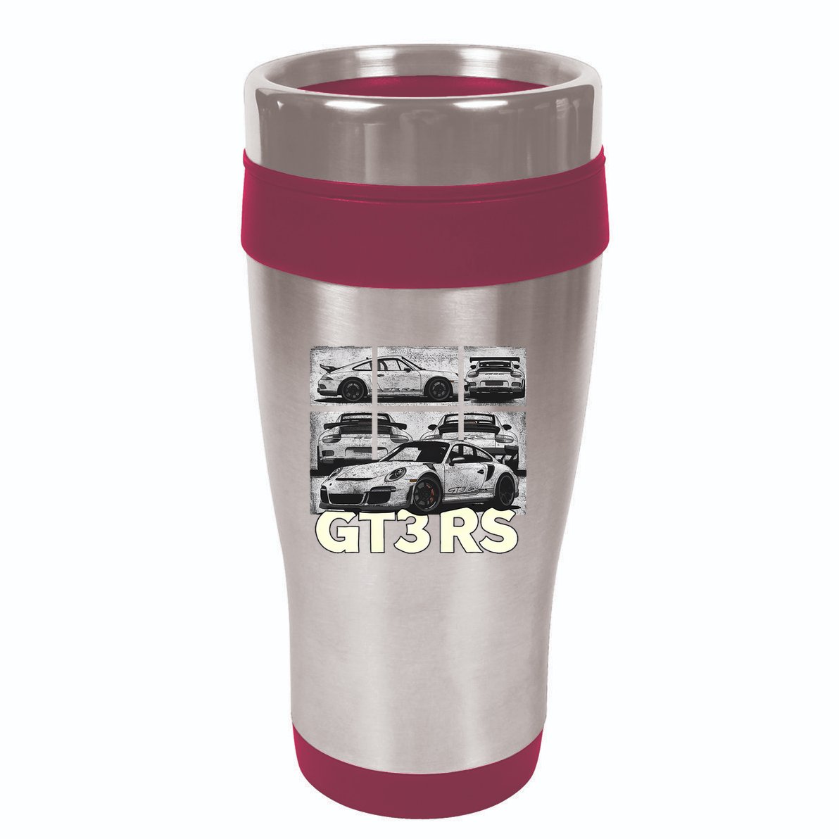 Vintage Jdm Motorsports Car Drift Gt3 Rs Car Comic Style 16oz Travel Tumbler