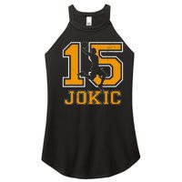 Vintage Jokic Name Sports Retro Basketball Gift Women’s Perfect Tri Rocker Tank