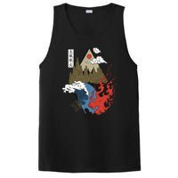 vintage Japanese Nature Elements Art Spiritual nature  PosiCharge Competitor Tank