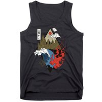 vintage Japanese Nature Elements Art Spiritual nature  Tank Top