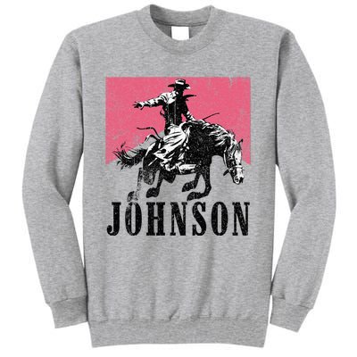 Vintage Johnson Name Personalized Tall Sweatshirt