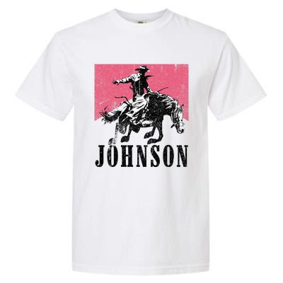 Vintage Johnson Name Personalized Garment-Dyed Heavyweight T-Shirt