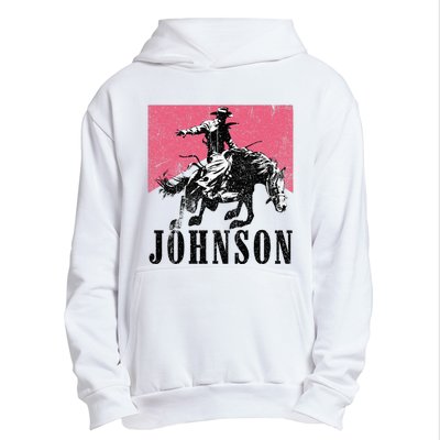 Vintage Johnson Name Personalized Urban Pullover Hoodie