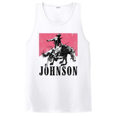 Vintage Johnson Name Personalized PosiCharge Competitor Tank