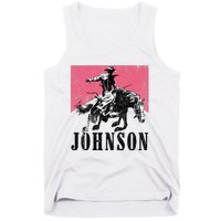 Vintage Johnson Name Personalized Tank Top