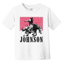 Vintage Johnson Name Personalized Toddler T-Shirt