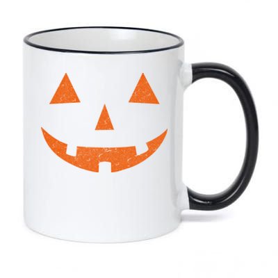 Vintage Jack O Lantern Jackolantern Pumpkin Face Gift 11oz Black Color Changing Mug