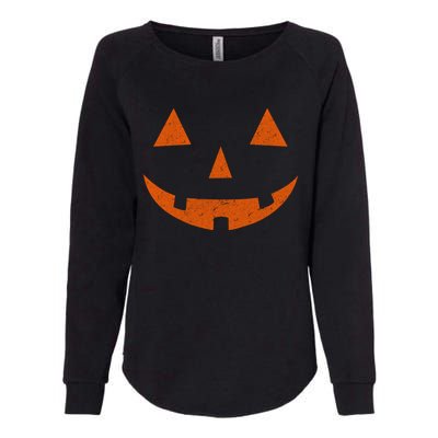 Vintage Jack O Lantern Jackolantern Pumpkin Face Gift Womens California Wash Sweatshirt