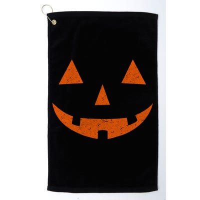 Vintage Jack O Lantern Jackolantern Pumpkin Face Gift Platinum Collection Golf Towel