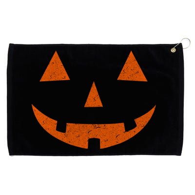 Vintage Jack O Lantern Jackolantern Pumpkin Face Gift Grommeted Golf Towel