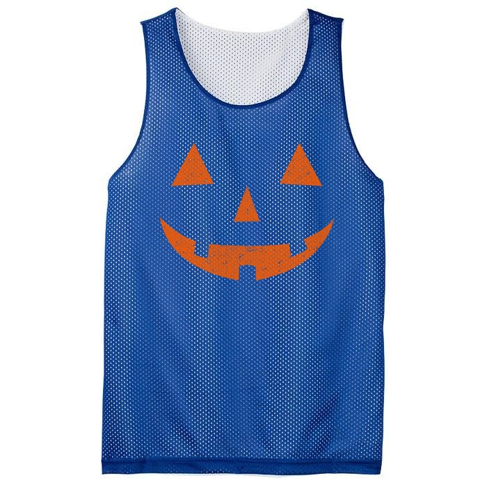 Vintage Jack O Lantern Jackolantern Pumpkin Face Gift Mesh Reversible Basketball Jersey Tank