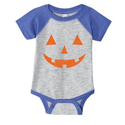 Vintage Jack O Lantern Jackolantern Pumpkin Face Gift Infant Baby Jersey Bodysuit