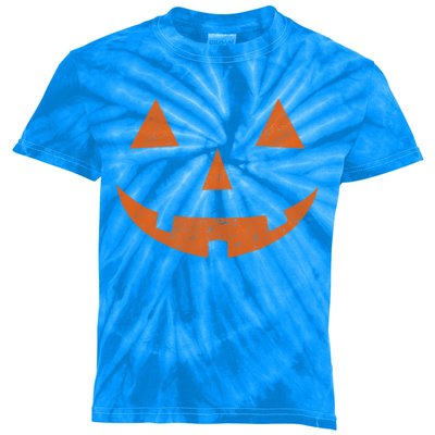 Vintage Jack O Lantern Jackolantern Pumpkin Face Gift Kids Tie-Dye T-Shirt