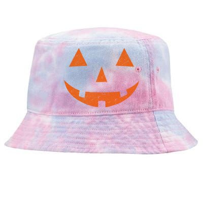 Vintage Jack O Lantern Jackolantern Pumpkin Face Gift Tie-Dyed Bucket Hat