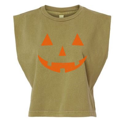 Vintage Jack O Lantern Jackolantern Pumpkin Face Gift Garment-Dyed Women's Muscle Tee