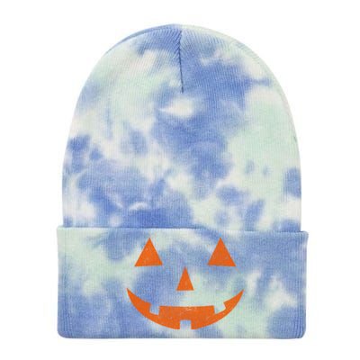 Vintage Jack O Lantern Jackolantern Pumpkin Face Gift Tie Dye 12in Knit Beanie