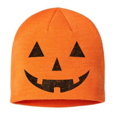 Vintage Jack O Lantern Jackolantern Pumpkin Face Sustainable Beanie