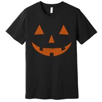 Vintage Jack O Lantern Jackolantern Pumpkin Face Premium T-Shirt