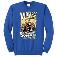 Vintage Joystick Or Sweeping Stick Gamer Funny Curling Gift Sweatshirt