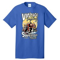 Vintage Joystick Or Sweeping Stick Gamer Funny Curling Gift Tall T-Shirt