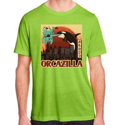 Vintage Japanese Orcazilla Poster Adult ChromaSoft Performance T-Shirt