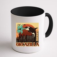 Vintage Japanese Orcazilla Poster Mug