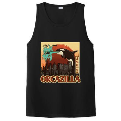 Vintage Japanese Orcazilla Poster PosiCharge Competitor Tank