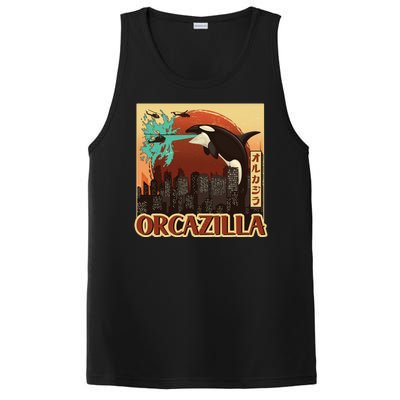 Vintage Japanese Orcazilla Poster PosiCharge Competitor Tank