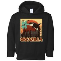 Vintage Japanese Orcazilla Poster Toddler Hoodie