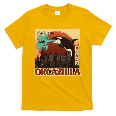 Vintage Japanese Orcazilla Poster T-Shirt