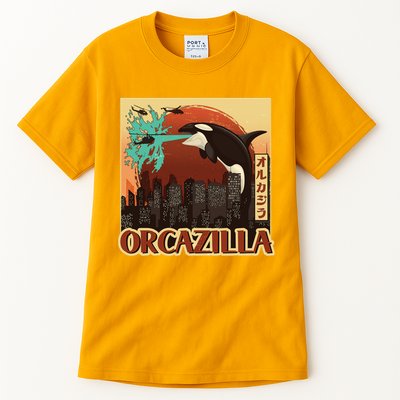 Vintage Japanese Orcazilla Poster Tall T-Shirt