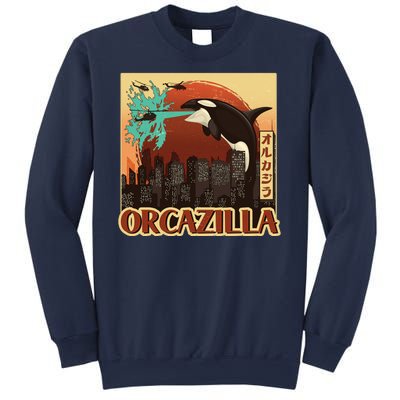 Vintage Japanese Orcazilla Poster Sweatshirt