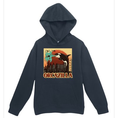 Vintage Japanese Orcazilla Poster Urban Pullover Hoodie