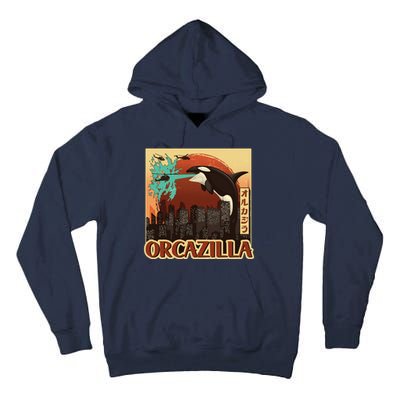 Vintage Japanese Orcazilla Poster Tall Hoodie