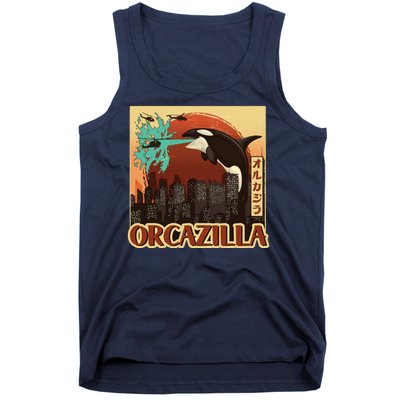 Vintage Japanese Orcazilla Poster Tank Top