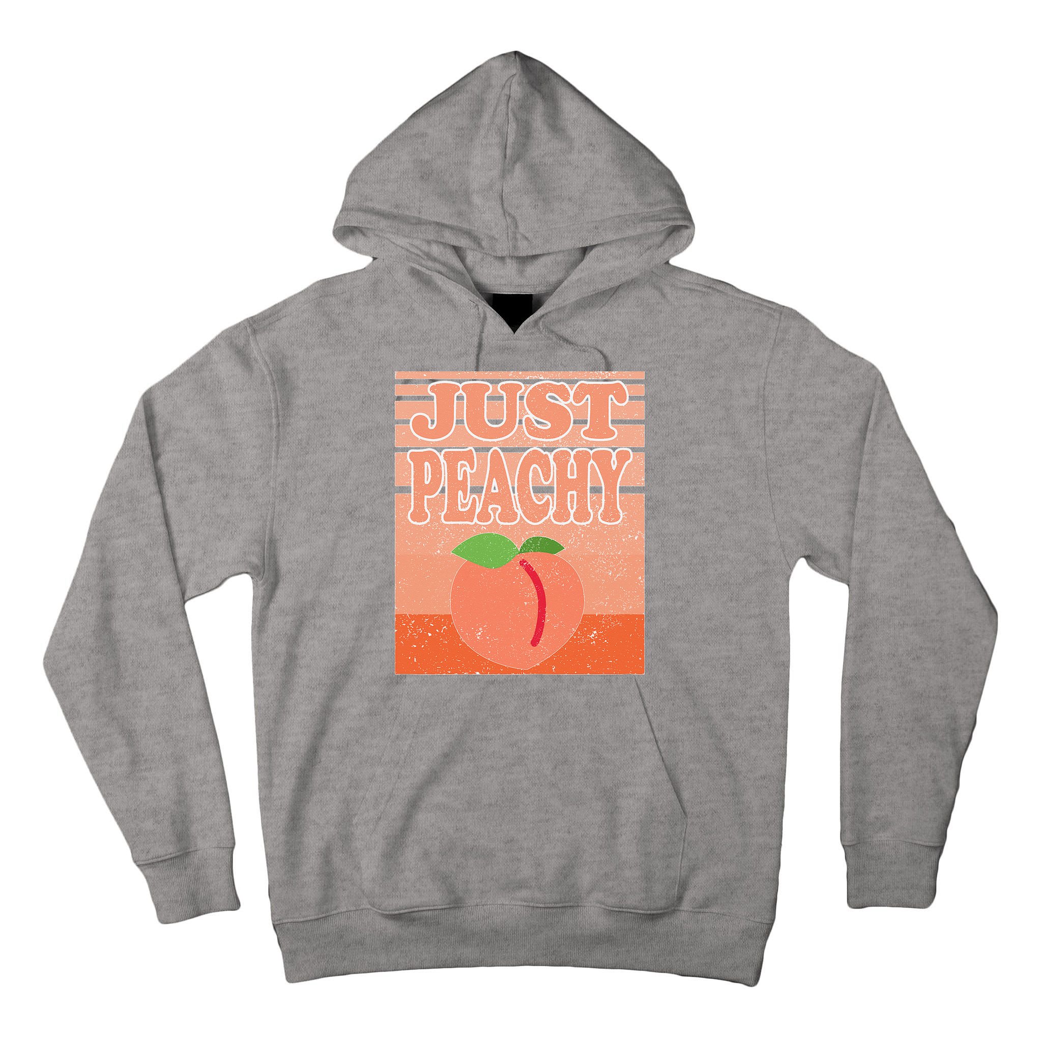 Vintage Just Peachy Southern Retro Summer Georgia Tall Hoodie