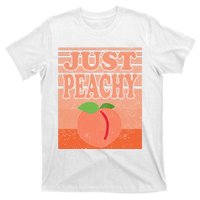 Vintage Just Peachy Southern Retro Summer Georgia T-Shirt