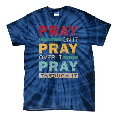 Vintage Jesus Pray Tie-Dye T-Shirt