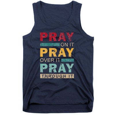 Vintage Jesus Pray Tank Top